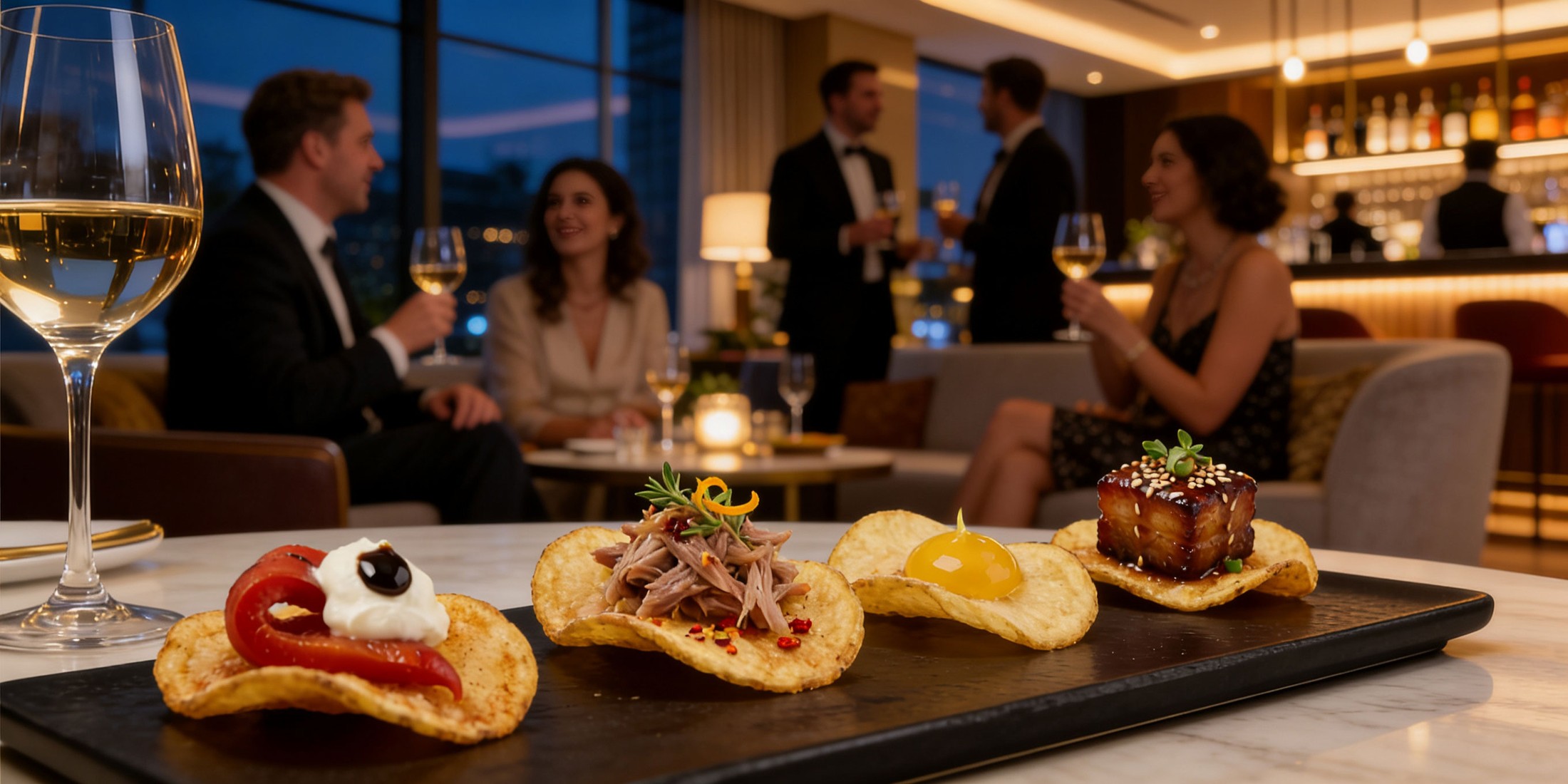BOLD&THICK hospitality serving moment in a premium environment